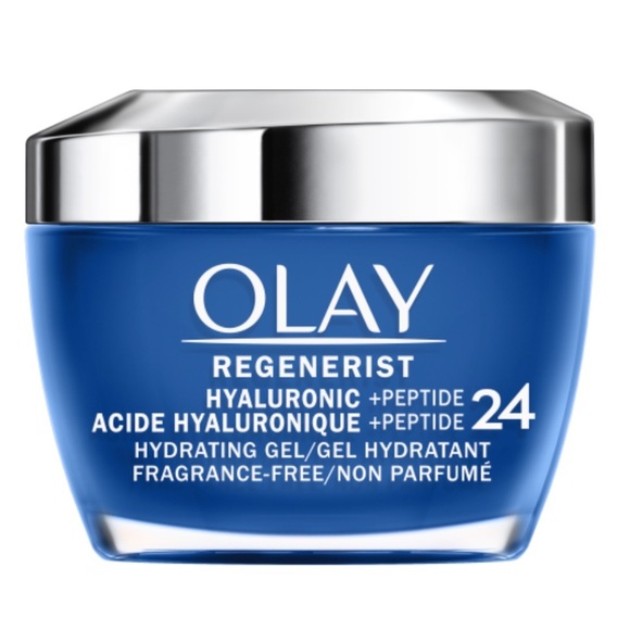 Olay Regenerist Hyaluronic + Peptide 24 Gel Face Moisturizer, 1.7 oz - Picture 2 of 5